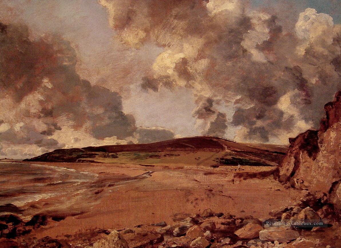 Baie de Weymouth romantique John Constable Peintures à l'huile